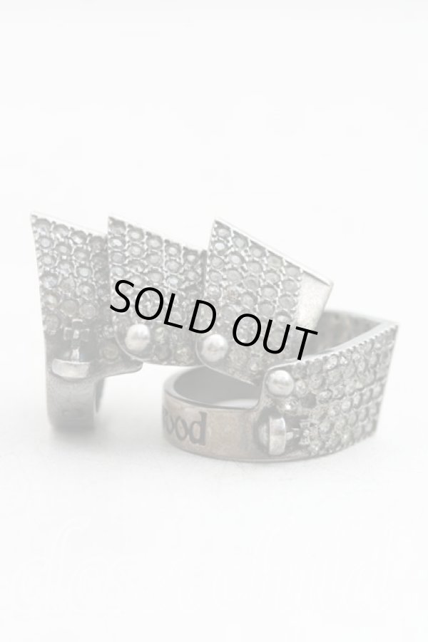 画像3: ヴィヴィアンウエストウッド 中古 / ディアマンテアーマーリング M(12号相当） ガンメタ  H-25-11-09-012-rg-OD-ZH (3)