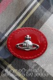 画像7: ヴィヴィアンウエストウッド 中古 / transparent tartan tote bag S  赤  H-25-11-09-001-ba-IN-ZH (7)