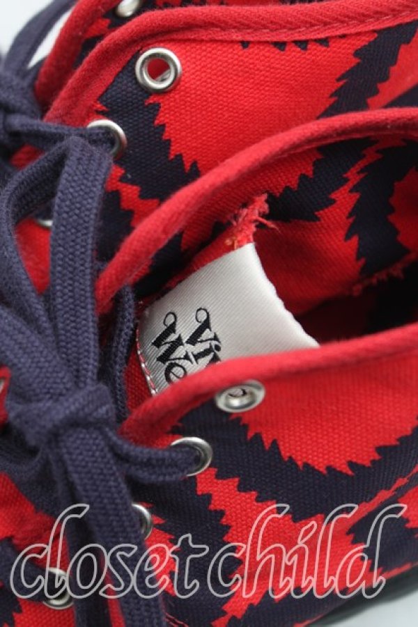 画像6: ヴィヴィアンウエストウッド 中古 / SIMIAN BOOTスニーカー 38（24cm） 赤  H-25-11-09-013-sh-OD-ZH (6)