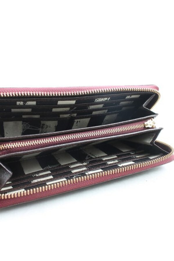 画像3: ヴィヴィアンウエストウッド 中古 / エグゼクティブラウンドジップ長財布  茶  H-25-11-09-015-wa-IN-ZH (3)