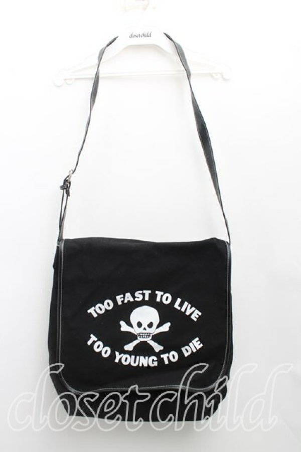 画像2: ヴィヴィアンウエストウッド 中古 / T.F.T.Lショルダーバッグ  黒  H-25-11-09-002-ba-IN-ZH (2)