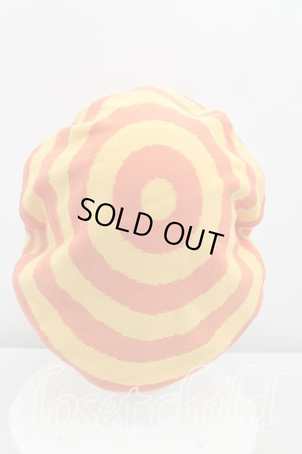 画像3: ヴィヴィアンウエストウッド 中古 / ボーダーニットハンチング  オレンジ  H-25-11-09-017-ha-IN-ZH (3)