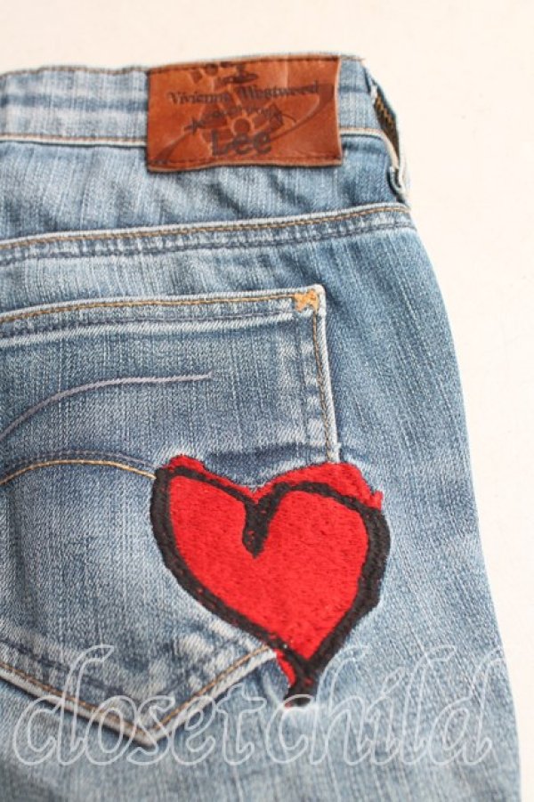 画像6: ヴィヴィアンウエストウッド Anglomania and Lee 中古 /INNY JEAN W25 インディゴ  H-25-11-16-035-pa-IN-ZH (6)