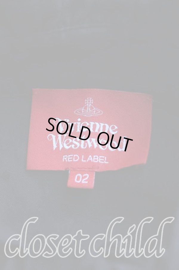 画像3: ヴィヴィアンウエストウッド 中古 / オーブ刺繍フリルシャツ 02(9号相当) 黒  H-25-11-16-038-bl-IN-ZH (3)