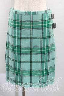 【ヴィヴィアンウエストウッド】変形スカート 緑チェック オーブボタン サイズ3 スカート - ヴィヴィアンウェストウッド古着専門店 | closet child