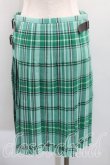 画像2: ヴィヴィアンウエストウッド 中古 / タータンチェックキルトスカート 02(9号相当) 緑  H-25-11-16-039-sk-IN-ZH (2)