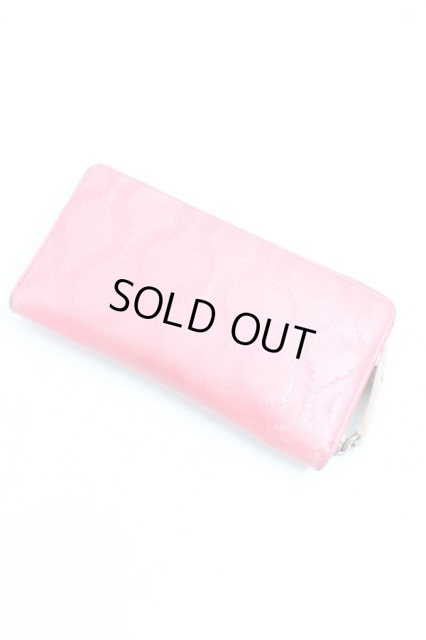 画像2: ヴィヴィアンウエストウッド 中古 / スクイグルラウンドジップ長財布  ピンク  H-25-11-16-003-wa-OD-ZH (2)