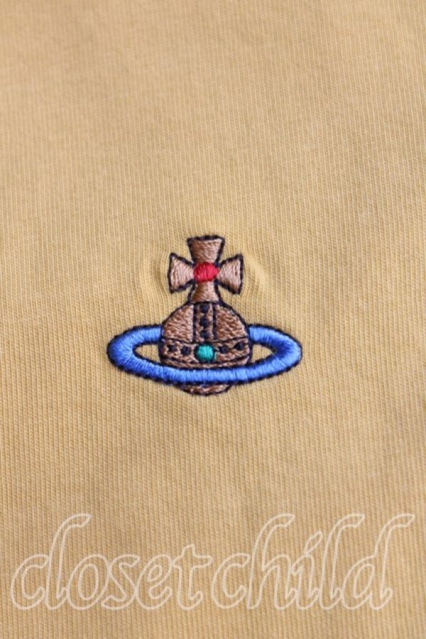 画像6: ヴィヴィアンウエストウッド 中古 / クラシックオーブTシャツ XS マスタード  H-25-11-16-040-ts-OD-ZH (6)