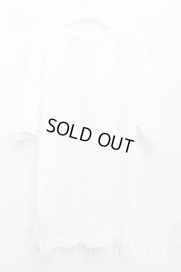 画像2: ヴィヴィアンウエストウッド MAN 中古 / LIGHTING BOLTS　Tシャツ 48（メンズL相当） 白  H-25-11-16-041-ts-OD-ZH (2)