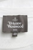 画像3: ヴィヴィアンウエストウッド MAN 中古 / LIGHTING BOLTS　Tシャツ 48（メンズL相当） 白  H-25-11-16-041-ts-OD-ZH (3)