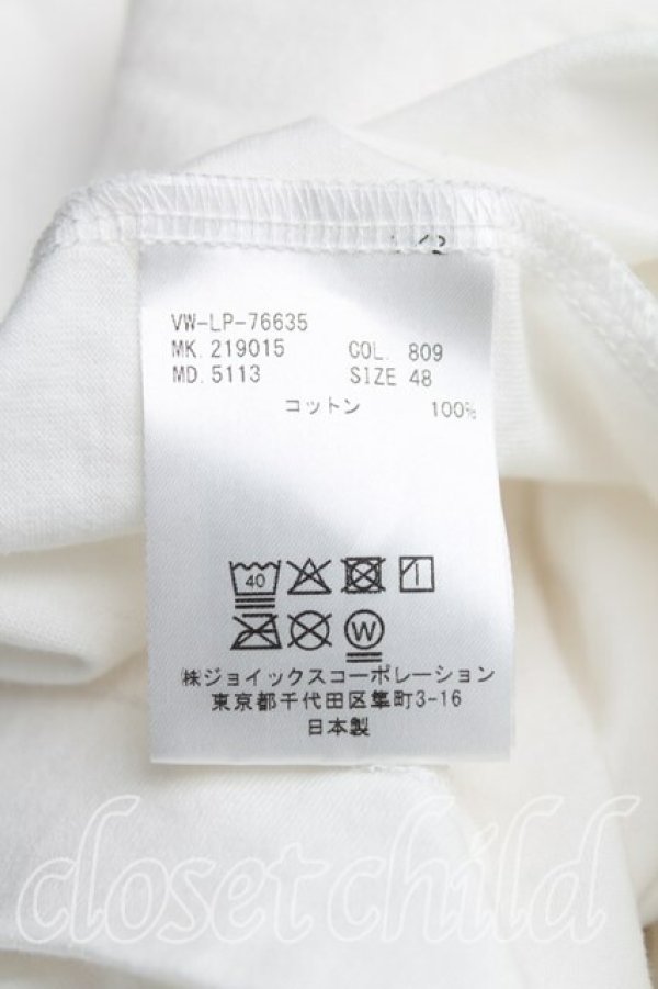 画像4: ヴィヴィアンウエストウッド MAN 中古 / LIGHTING BOLTS　Tシャツ 48（メンズL相当） 白  H-25-11-16-041-ts-OD-ZH (4)