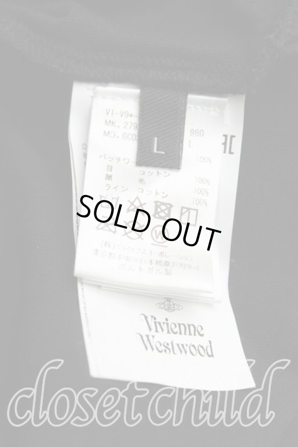 画像4: ヴィヴィアンウエストウッド MAN 中古 / スカルTシャツ L 黒  H-25-11-16-042-ts-OD-ZH (4)