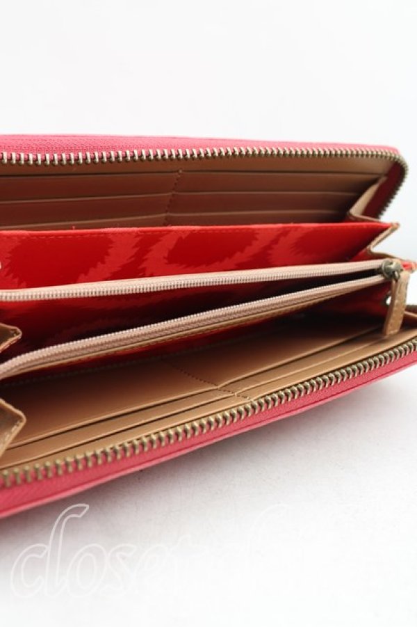 画像4: ヴィヴィアンウエストウッド 中古 / スクイグルラウンドジップ長財布  ピンク  H-25-11-16-003-wa-OD-ZH (4)