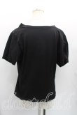 画像2: ANGLOMANIA 中古 / カットラスオーブpt半袖カットソー M 黒  H-25-11-16-044-ts-IN-ZH (2)