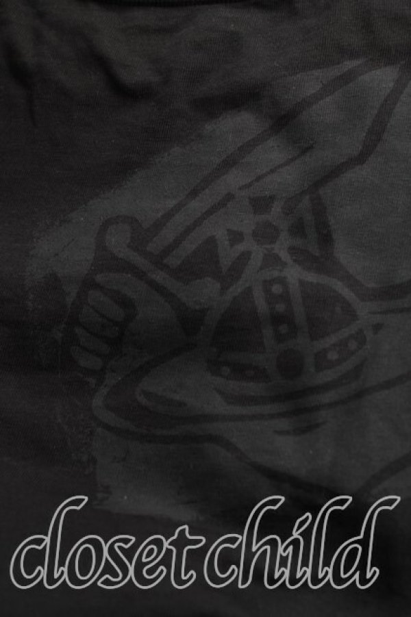 画像5: ANGLOMANIA 中古 / カットラスオーブpt半袖カットソー M 黒  H-25-11-16-044-ts-IN-ZH (5)