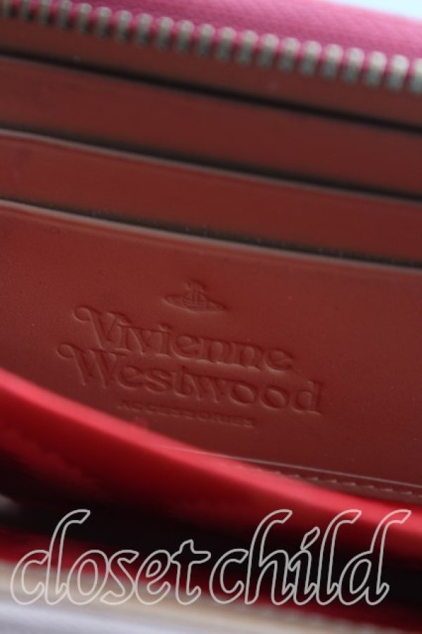 画像5: ヴィヴィアンウエストウッド 中古 / スクイグルラウンドジップ長財布  ピンク  H-25-11-16-003-wa-OD-ZH (5)