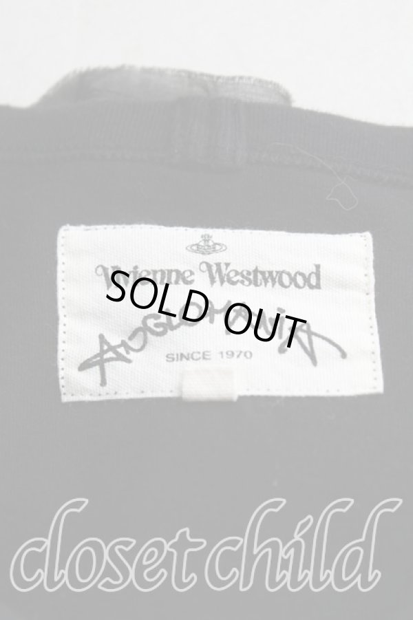 画像3: ANGLOMANIA 中古 / THANK YOUプリーツビッグTシャツ 38（M相当） 黒  H-25-11-16-046-to-OD-ZH (3)