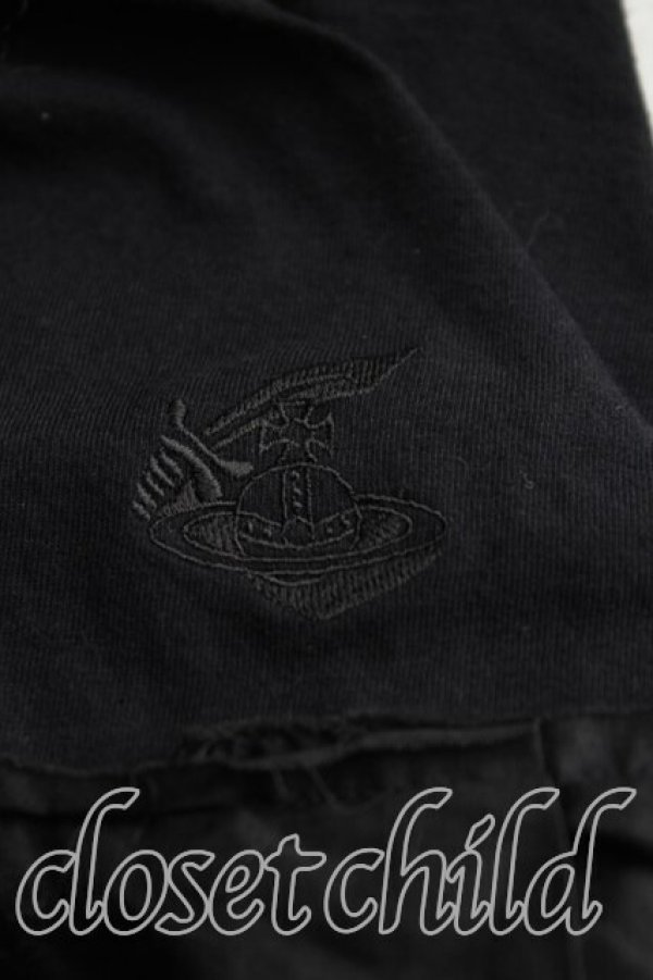 画像7: ANGLOMANIA 中古 / THANK YOUプリーツビッグTシャツ 38（M相当） 黒  H-25-11-16-046-to-OD-ZH (7)