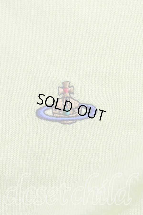 画像5: ヴィヴィアンウエストウッド 中古 / カラーオーブ刺繍サマーニット XS ライム  H-25-11-16-048-to-OD-ZH (5)