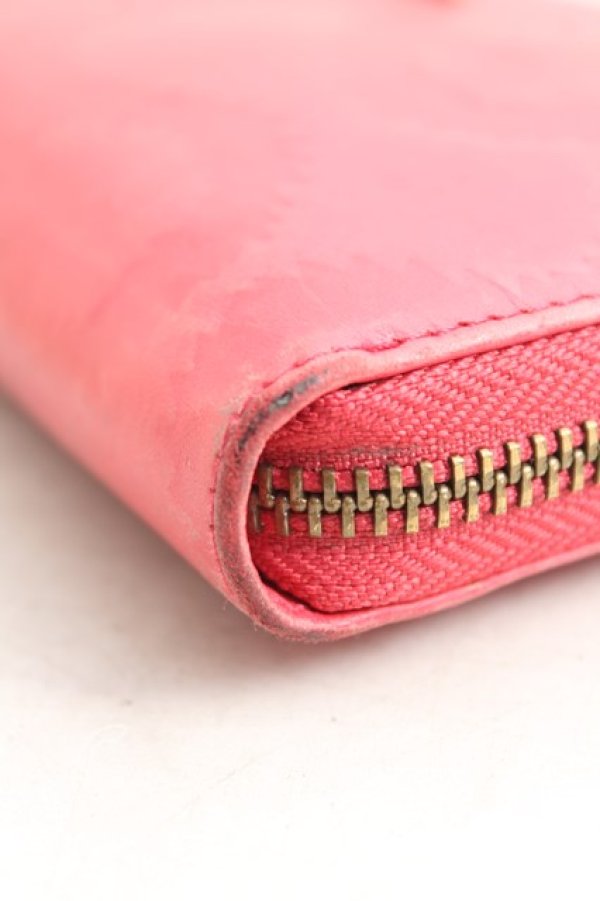 画像7: ヴィヴィアンウエストウッド 中古 / スクイグルラウンドジップ長財布  ピンク  H-25-11-16-003-wa-OD-ZH (7)