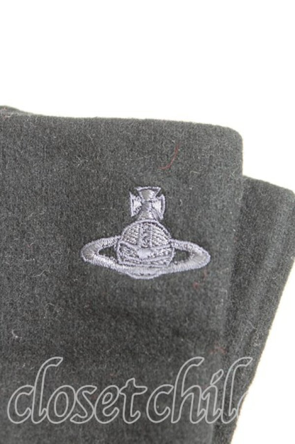 画像2: ヴィヴィアンウエストウッド 中古 / 手袋  黒  H-25-11-16-004-gd-OD-ZH (2)