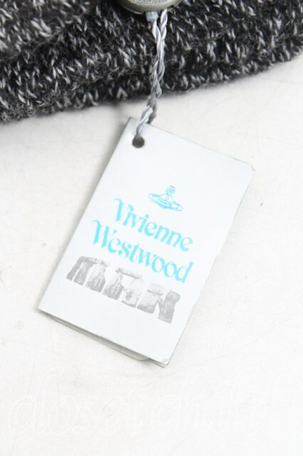 画像3: ヴィヴィアンウエストウッド MAN 中古 / カラーオーブ刺繍手袋  黒  H-25-11-16-013-gd-OD-ZH (3)