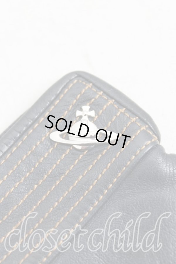 画像2: ヴィヴィアンウエストウッド MAN 中古 / レザー手袋  黒  H-25-11-16-014-gd-OD-ZH (2)