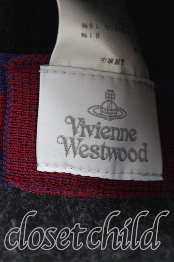 画像4: ヴィヴィアンウエストウッド 中古 / ウールハット  黒  H-25-11-16-001-ha-OD-ZH (4)