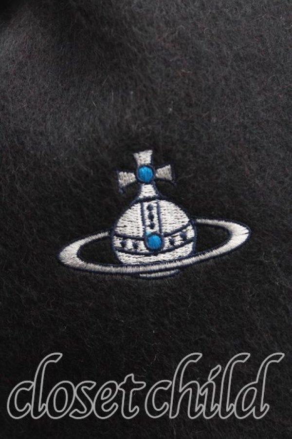 画像2: ヴィヴィアンウエストウッド 中古 / チェックバイカラーマフラー  エンジ  H-25-11-16-019-gd-OD-ZH (2)