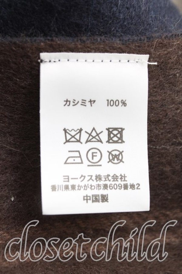 画像4: ヴィヴィアンウエストウッド 中古 / チェックバイカラーマフラー  茶  H-25-11-16-024-gd-OD-ZH (4)