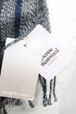 画像3: ヴィヴィアンウエストウッド 中古 / ストライプマフラー  灰  H-25-11-16-025-gd-OD-ZH (3)