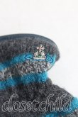 画像2: ヴィヴィアンウエストウッド 中古 / オーブ刺繍手袋  灰  H-25-11-16-033-gd-OD-ZH (2)
