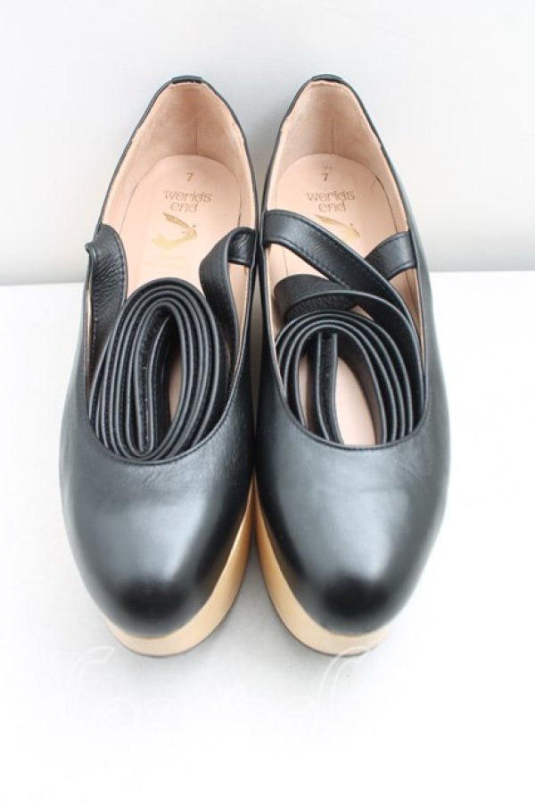 画像2: Worlds End 中古 / ロッキンホースバレリーナ UK7(25.5〜26.0cm相当) 黒  H-25-11-23-025-sh-IN-ZH (2)