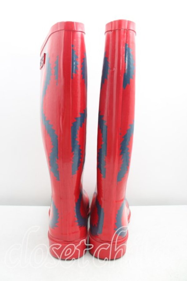 画像4: ヴィヴィアンウエストウッド×Melissa 中古 / スクイグルWellington 36（23cm相当） 赤  H-25-11-23-026-sh-OD-ZH (4)
