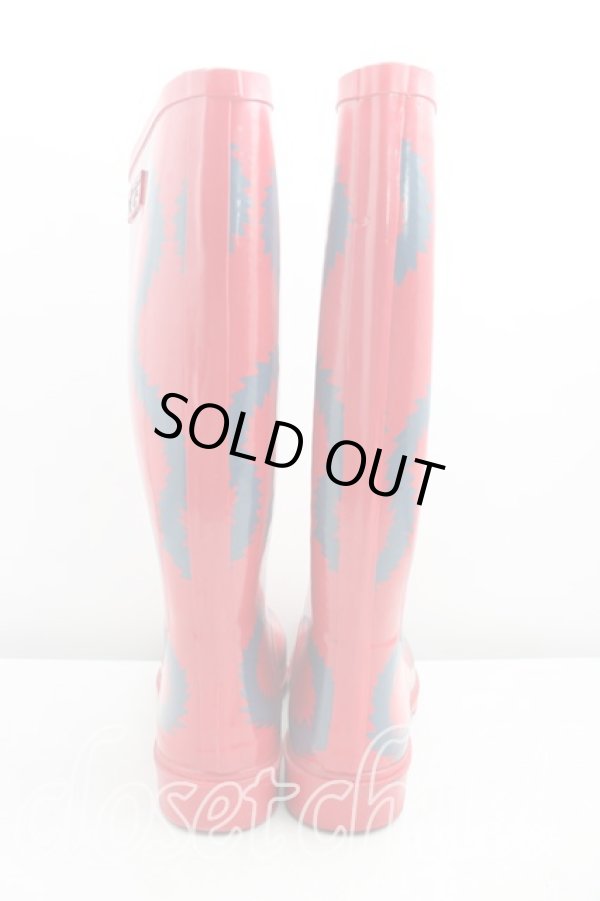 画像4: ヴィヴィアンウエストウッド×Melissa 中古 / スクイグルWellington 36（23cm相当） 赤  H-25-11-23-026-sh-OD-ZH (4)