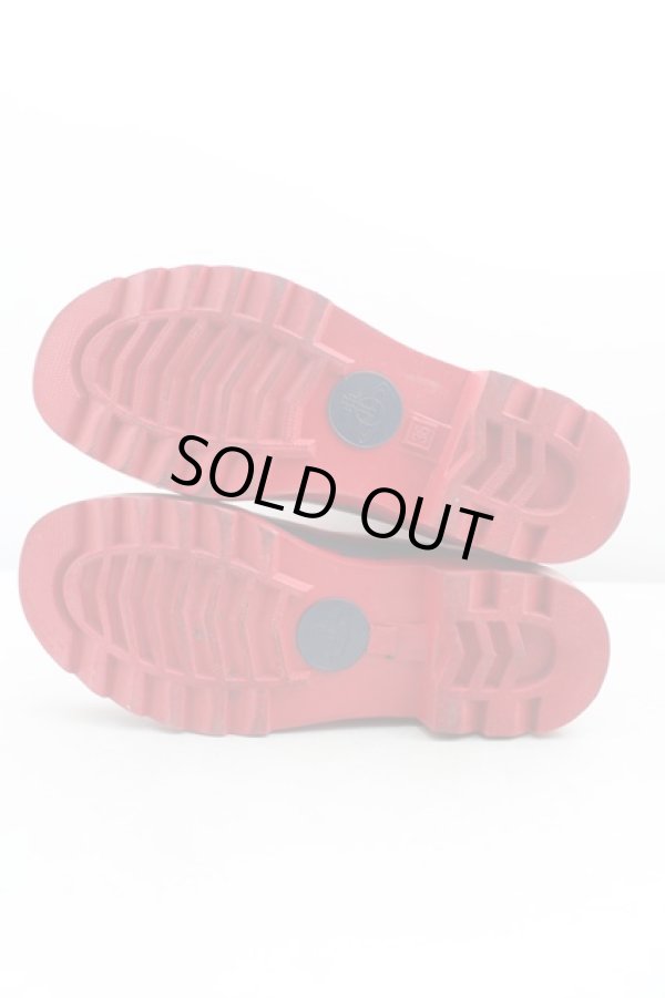 画像5: ヴィヴィアンウエストウッド×Melissa 中古 / スクイグルWellington 36（23cm相当） 赤  H-25-11-23-026-sh-OD-ZH (5)