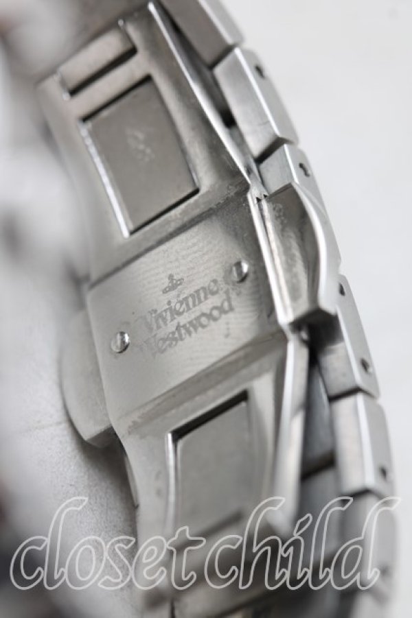画像5: ヴィヴィアンウエストウッド 中古 / アーマークロノグラフ  シルバー  H-25-11-23-031-ac-OD-ZH (5)