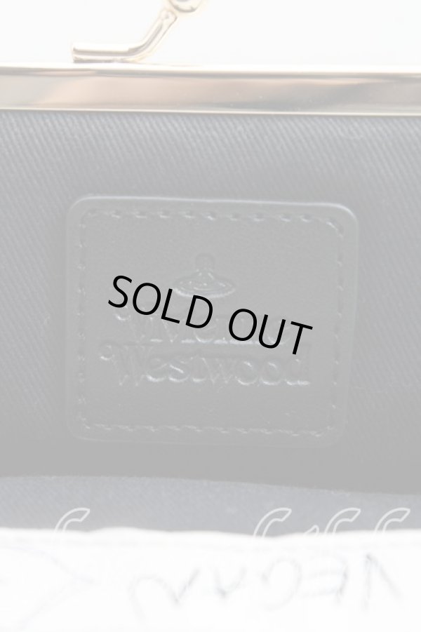 画像3: ヴィヴィアンウエストウッド 中古 / ガマ口ポーチ  黒  H-25-11-23-057-gd-IN-ZH (3)