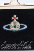 画像4: ヴィヴィアンウエストウッド 中古 / ガマ口ポーチ  黒  H-25-11-23-057-gd-IN-ZH (4)
