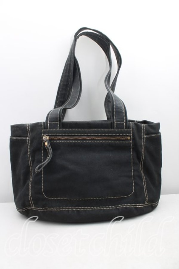 画像2: ヴィヴィアンウエストウッド 中古 / エッジウェアハンドバッグ  黒  H-25-11-23-001-ba-OD-ZH (2)