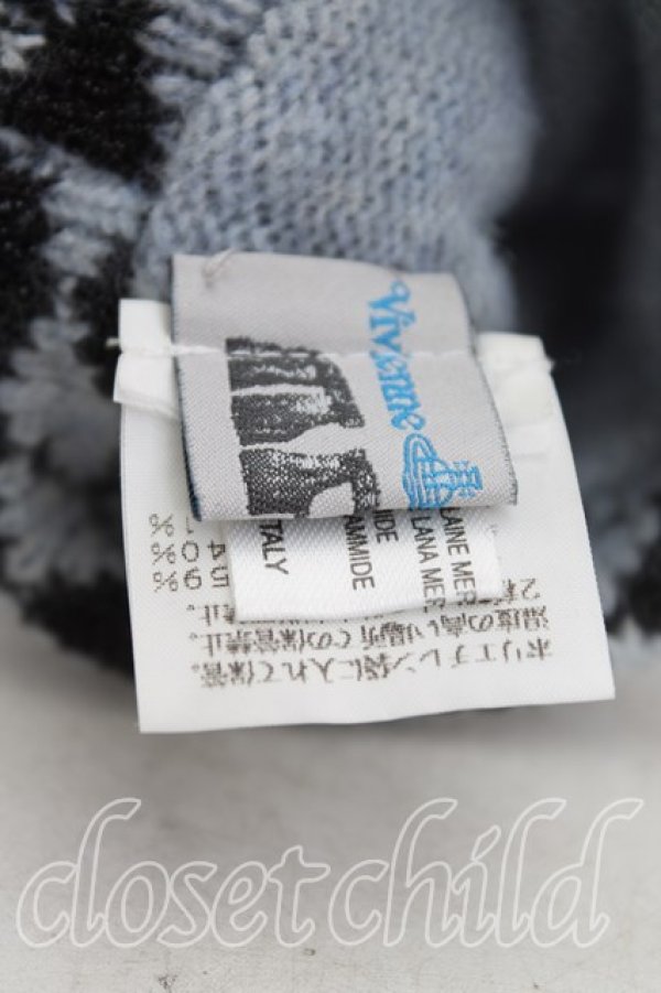 画像2: ヴィヴィアンウエストウッド 中古 / 手袋  水色  H-25-11-23-064-gd-OD-ZH (2)