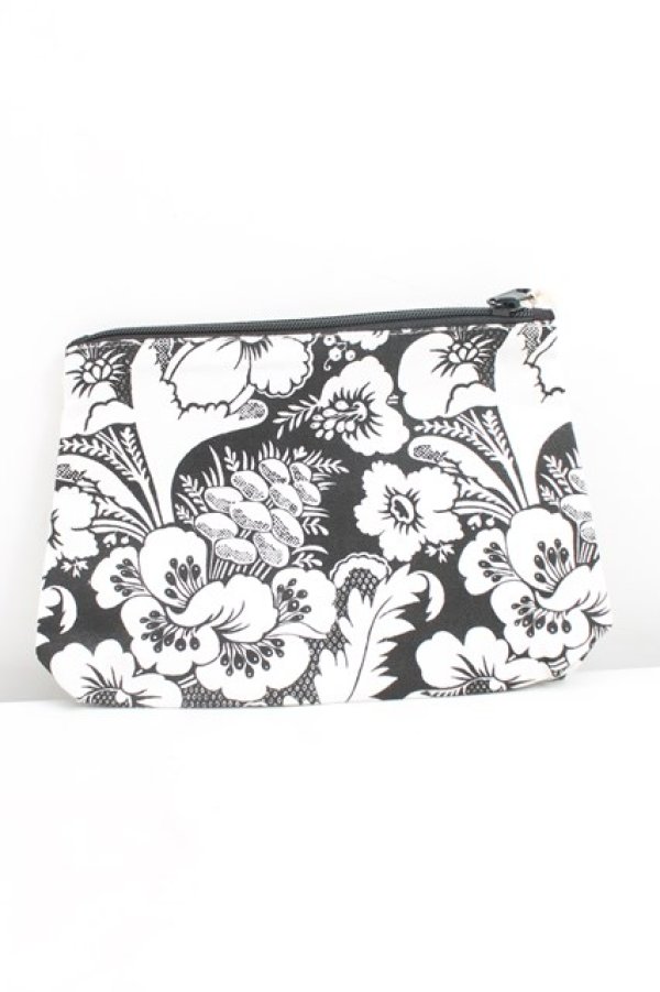 画像2: ヴィヴィアンウエストウッド 中古 / BOTTOM GUSSETポーチ  白×黒  H-25-11-23-069-gd-IN-ZH (2)