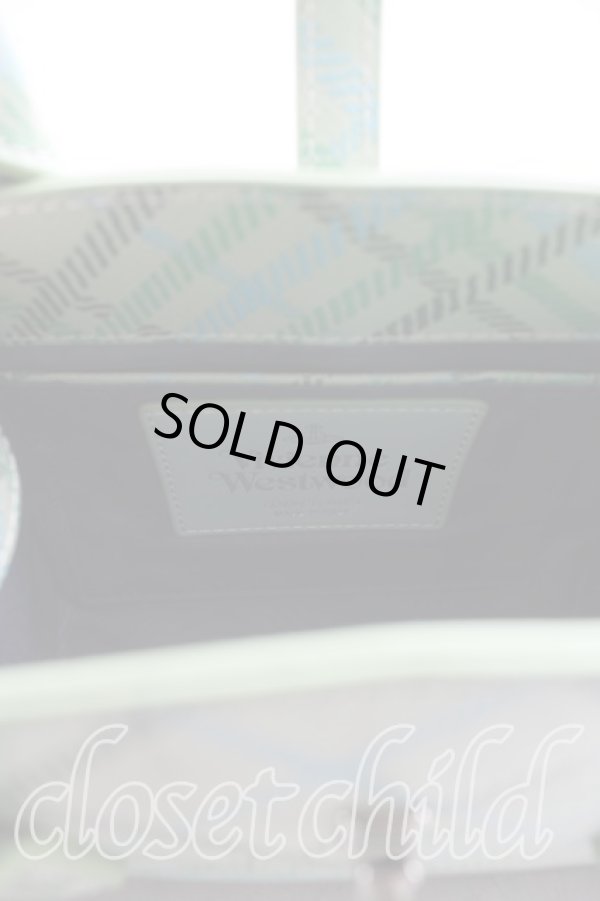 画像4: ヴィヴィアンウエストウッド 中古 / ダービーミニショルダーバッグ  緑  H-25-11-23-004-ba-IN-ZH (4)