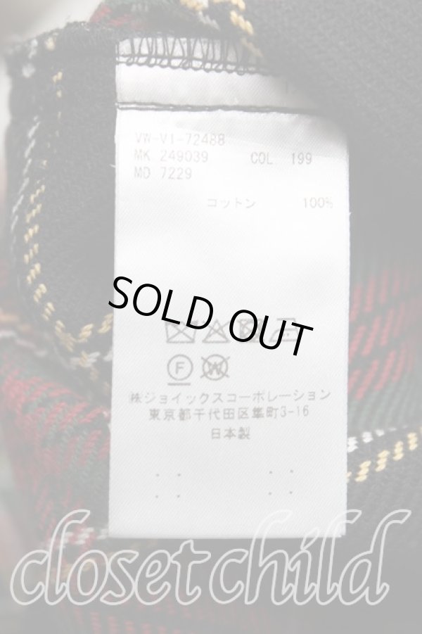 画像4: ヴィヴィアンウエストウッド MAN 中古 / MIST CHECKロングシャツ 44（メンズS相当） 赤ｘ黒  H-25-11-23-074-bl-OD-ZH (4)