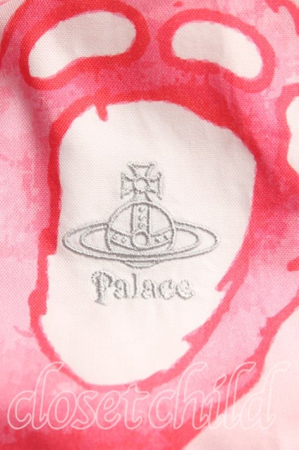 画像6: ヴィヴィアンウエストウッド × PALACE 中古 / テディベアシャツ M ピンク  H-25-11-23-075-bl-IN-ZH (6)