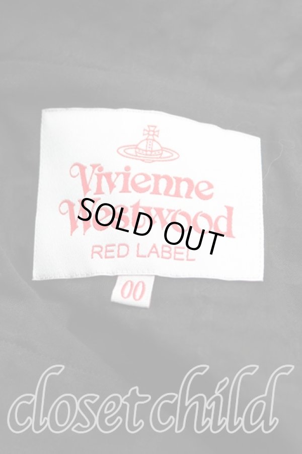 画像3: ヴィヴィアンウエストウッド 中古 / コットンシルクシースルーチェックパフスリーブセーラーシャツ 00(ワンサイズ) 黒  H-25-11-23-076-bl-IN-ZH (3)