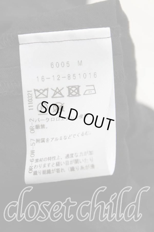 画像4: ヴィヴィアンウエストウッド 中古 / コットンシルクシースルーチェックパフスリーブセーラーシャツ 00(ワンサイズ) 黒  H-25-11-23-076-bl-IN-ZH (4)