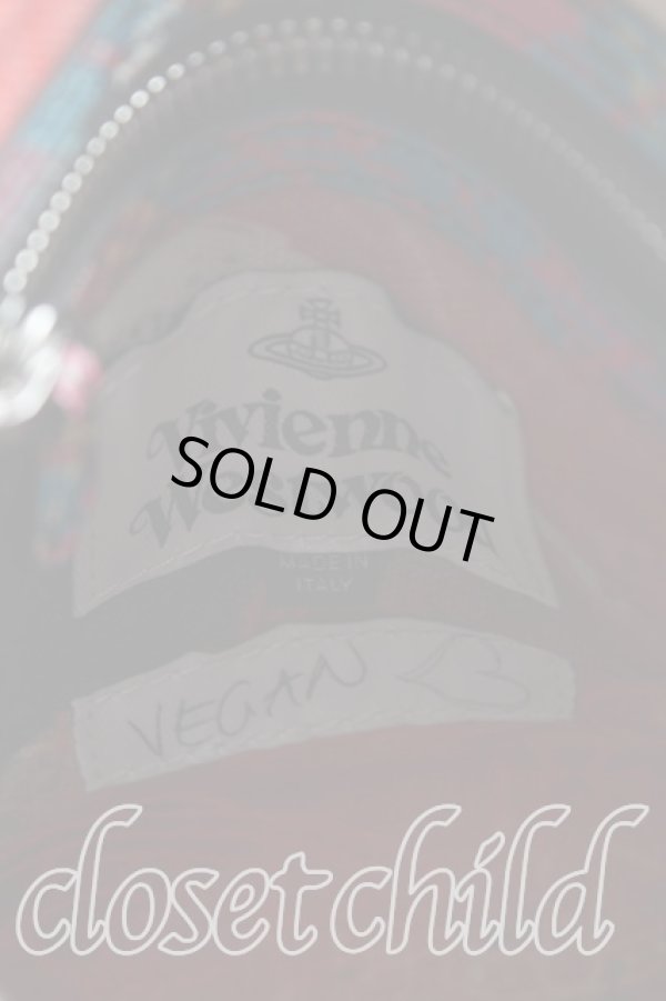 画像4: ヴィヴィアンウエストウッド 中古 / McANDY　Tartanクロスボディスクエアバッグ  McANDY　Tartan  H-25-11-23-005-ba-OD-ZH (4)