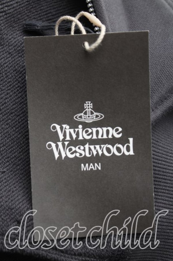 画像6: ヴィヴィアンウエストウッド MAN 中古 / ワンポイントORBジップパーカー 46（メンズM相当） 灰  H-25-11-23-077-to-OD-ZH (6)