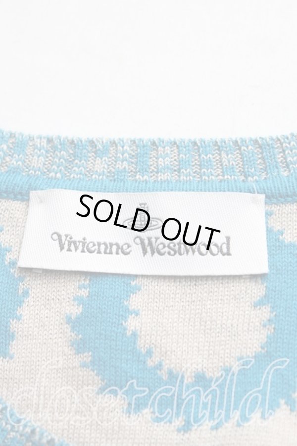 画像3: ヴィヴィアンウエストウッド 中古 / スクイグルベスト M 青  H-25-11-23-078-to-IN-ZH (3)